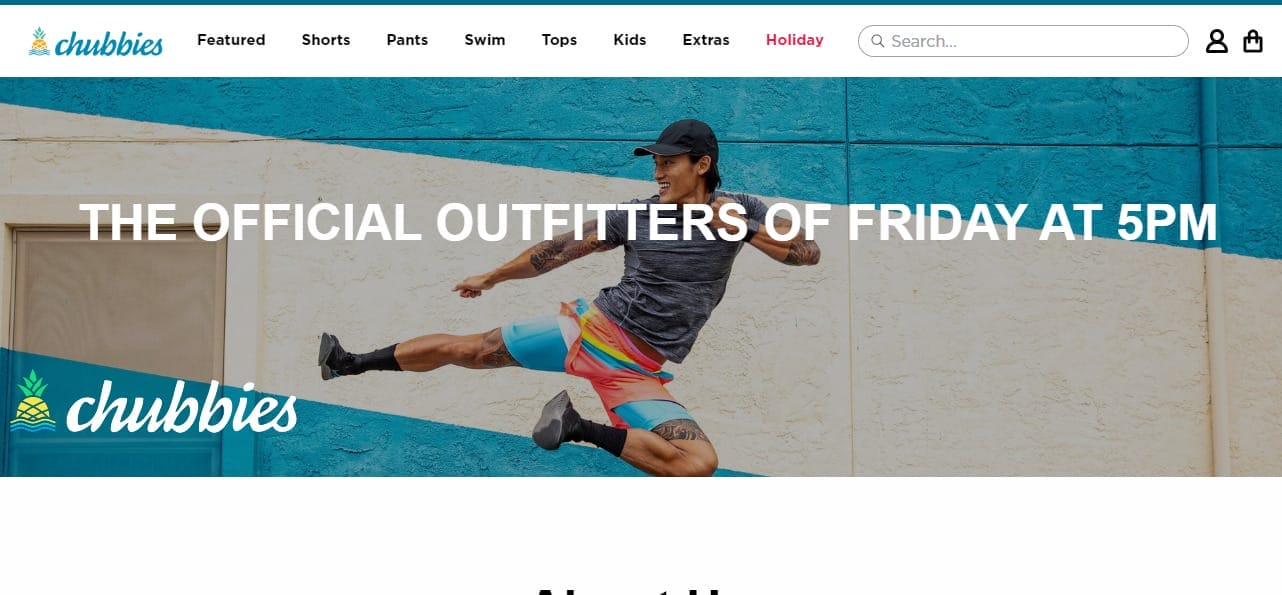 chubbies home page